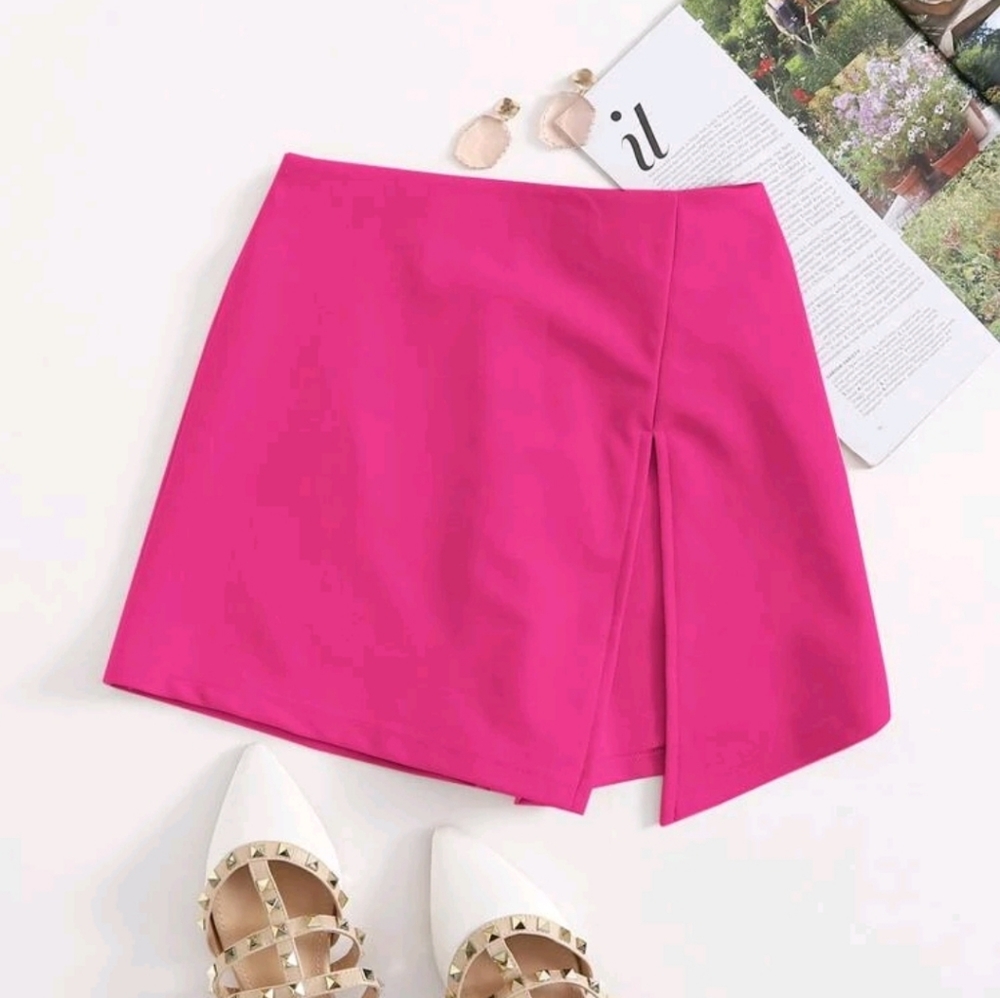 Hot pink Short skirt